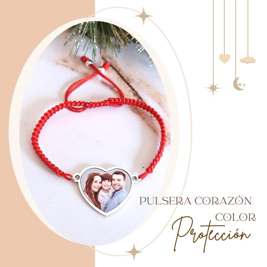 Pulsera Corazón Color Protección