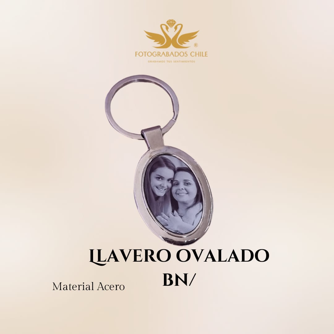 Llavero Ovalado Personalizado